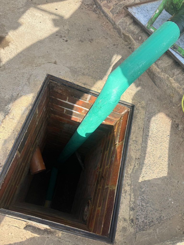Buchan trap removal and drain liner installation during drainage repair in Croydon